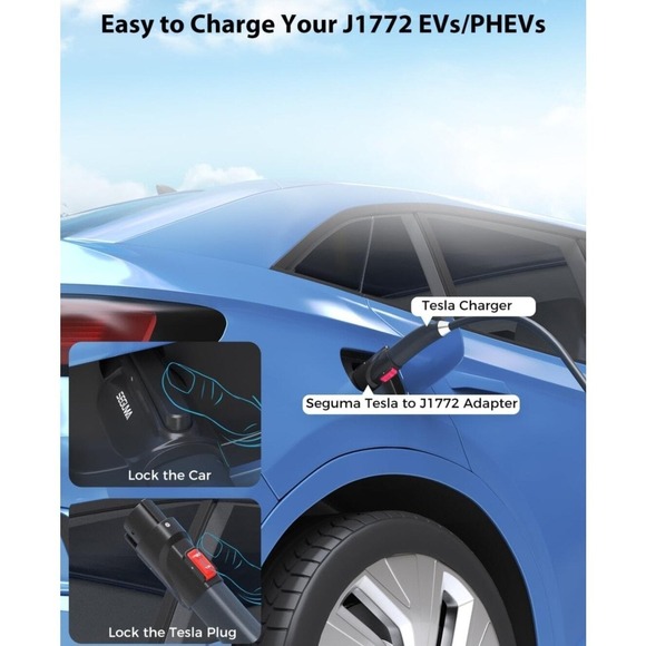 NACS to J1772 Adapter, Max 80Amp 250V J1772 EV Charging Adapter to Tesla Charger - Picture 8 of 8